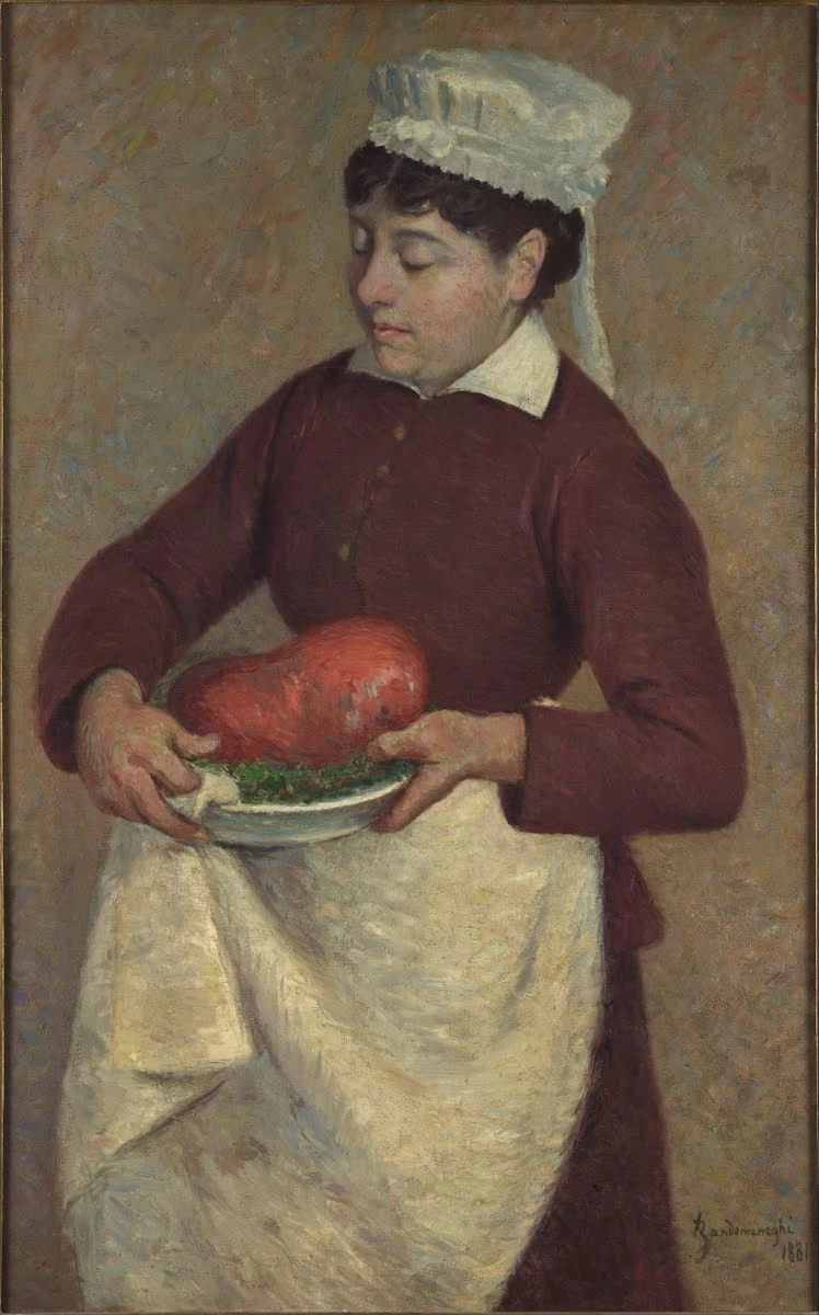 La cuoca - Museo Civico di Palazzo Te, Mantova, Italia
